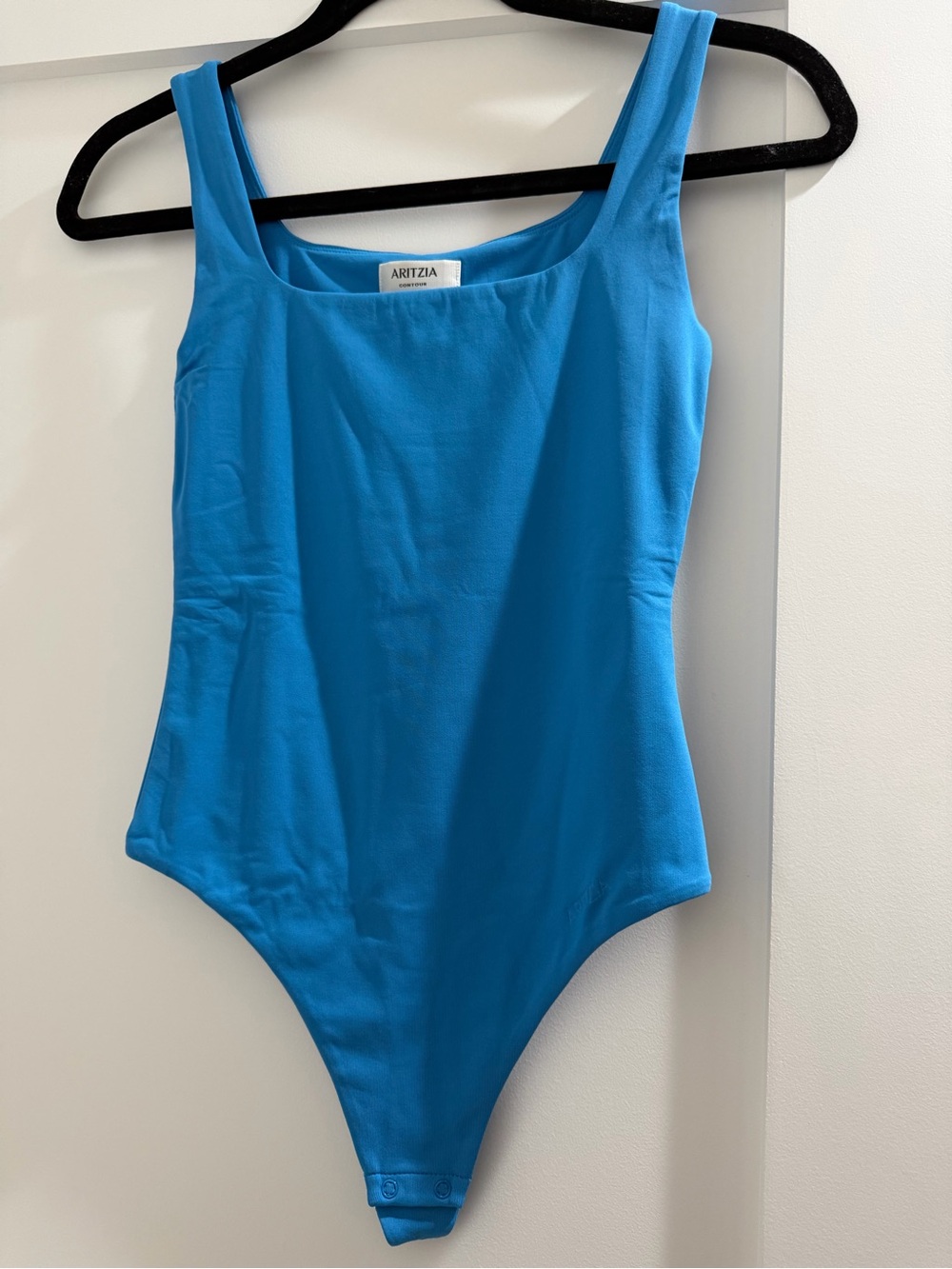 Aritzia Womens Vibrant Blue Tank One-Piece Bodysuit